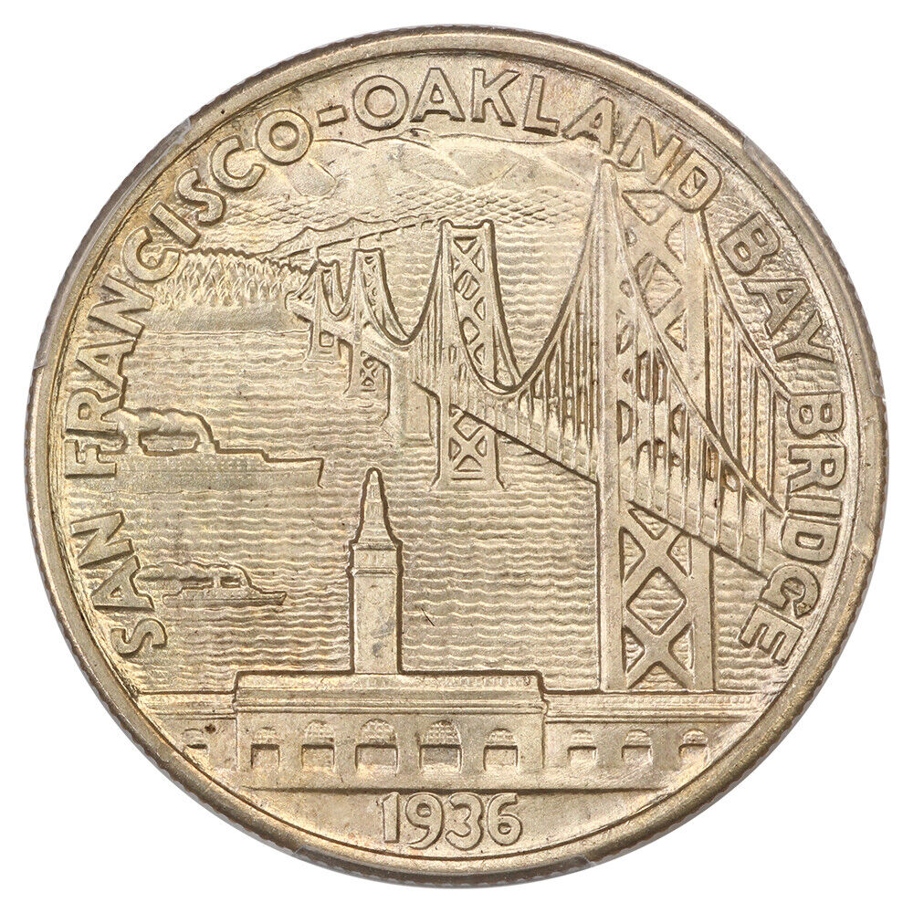 1936-S 50C Bay Bridge PCGS MS67 - Classic Silver Commemorative