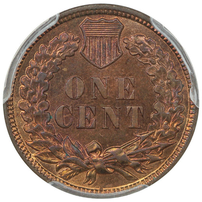 1883 1C PCGS MS64RB - Indian Cent