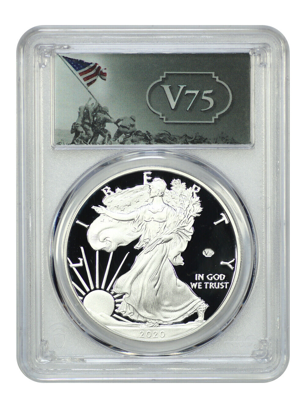 2020-W $1 Silver Eagle PCGS PR69DCAM (V75 Privy, FDOI) - Silver Eagles