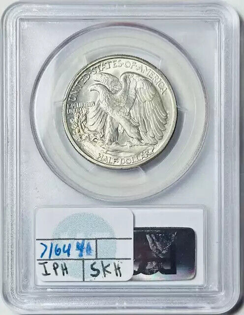 1942 D Walking Liberty Half Dollar PCGS MS-67