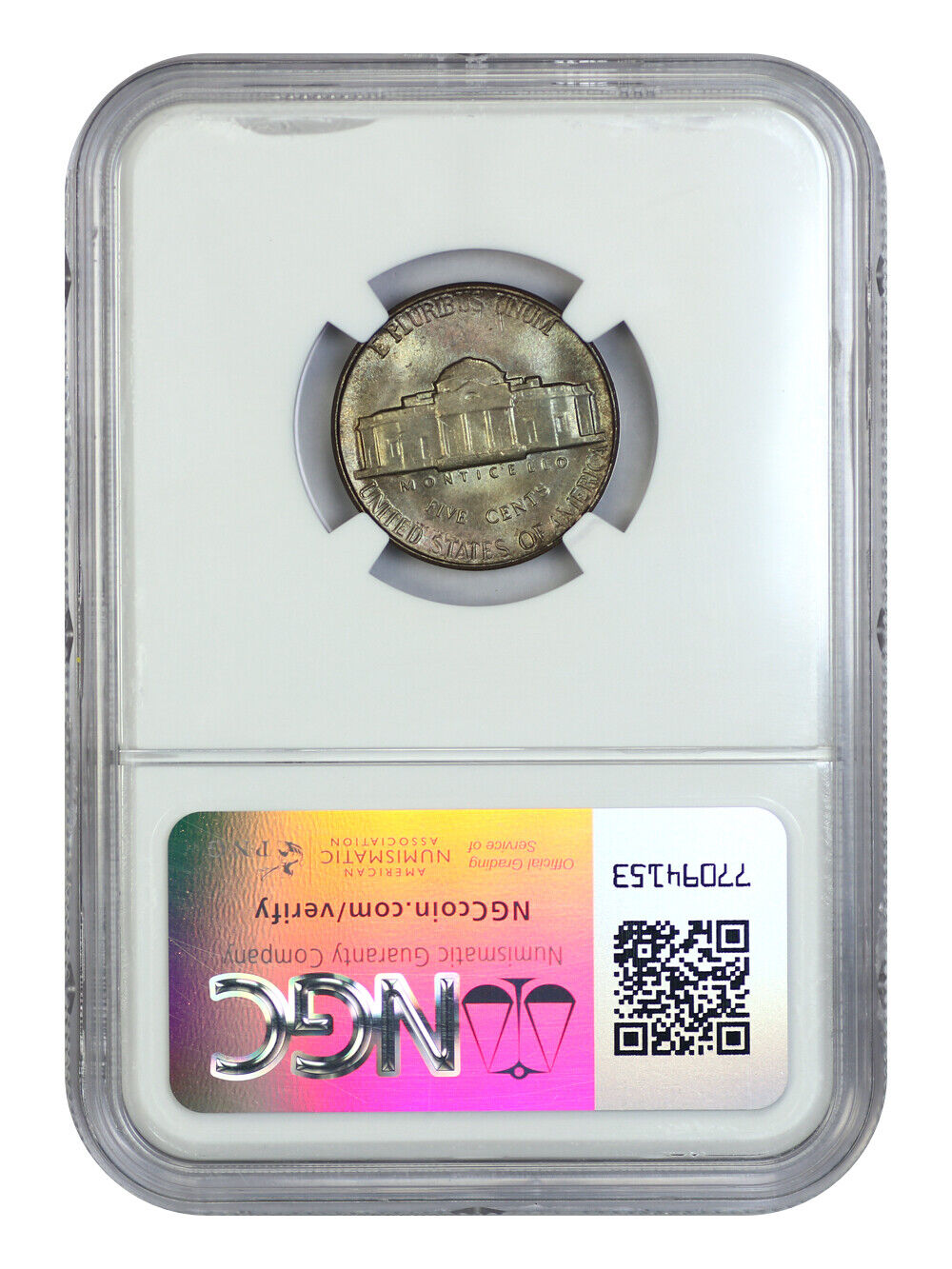 1956 5C NGC MS67 - Jefferson Nickel