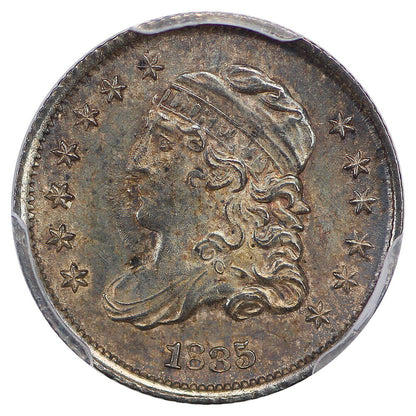 1835 H10C PCGS/CAC MS65 (Small Date, Small 5c) ex: D.L. Hansen