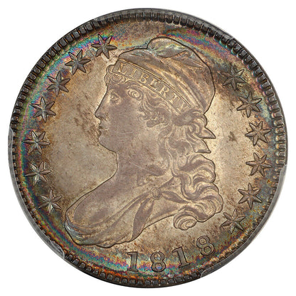 1818 50C PCGS MS63 ex: D.L. Hansen