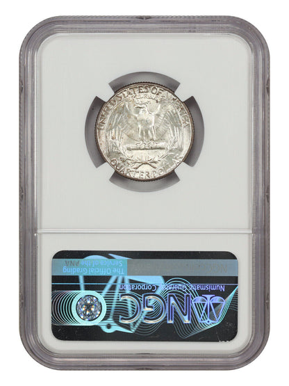 1950 25C NGC MS67 (DDR, FS-801) - Washington Quarter - Scarce Doubled Die