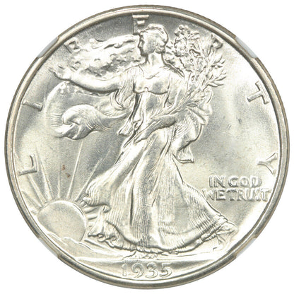 1935-D 50C NGC MS65 - Walking Liberty Half Dollar