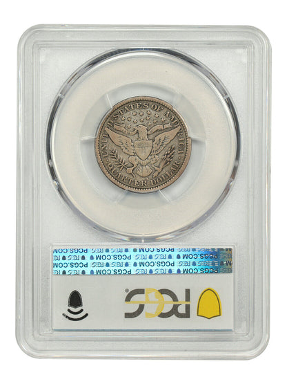 1896-S 25C PCGS VG10 - Barber Quarter - Famous Key Date