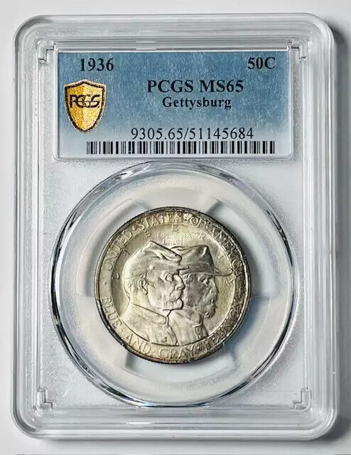 1936 P Classic Commemorative PCGS MS-65 Gettysburg