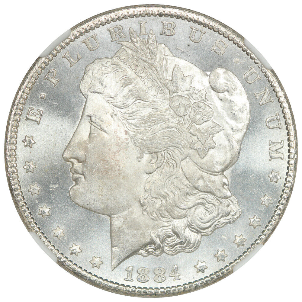 1884-CC $1 NGC MS67 - Morgan Dollar