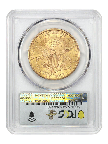 1885-CC $20 PCGS MS62 ex: D.L. Hansen