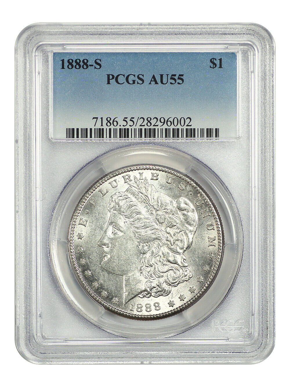 1888-S $1 PCGS AU55 - Morgan Dollar