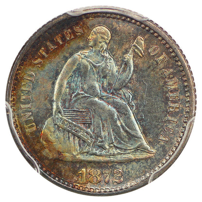 1872 H10C PCGS MS66 ex: D.L. Hansen