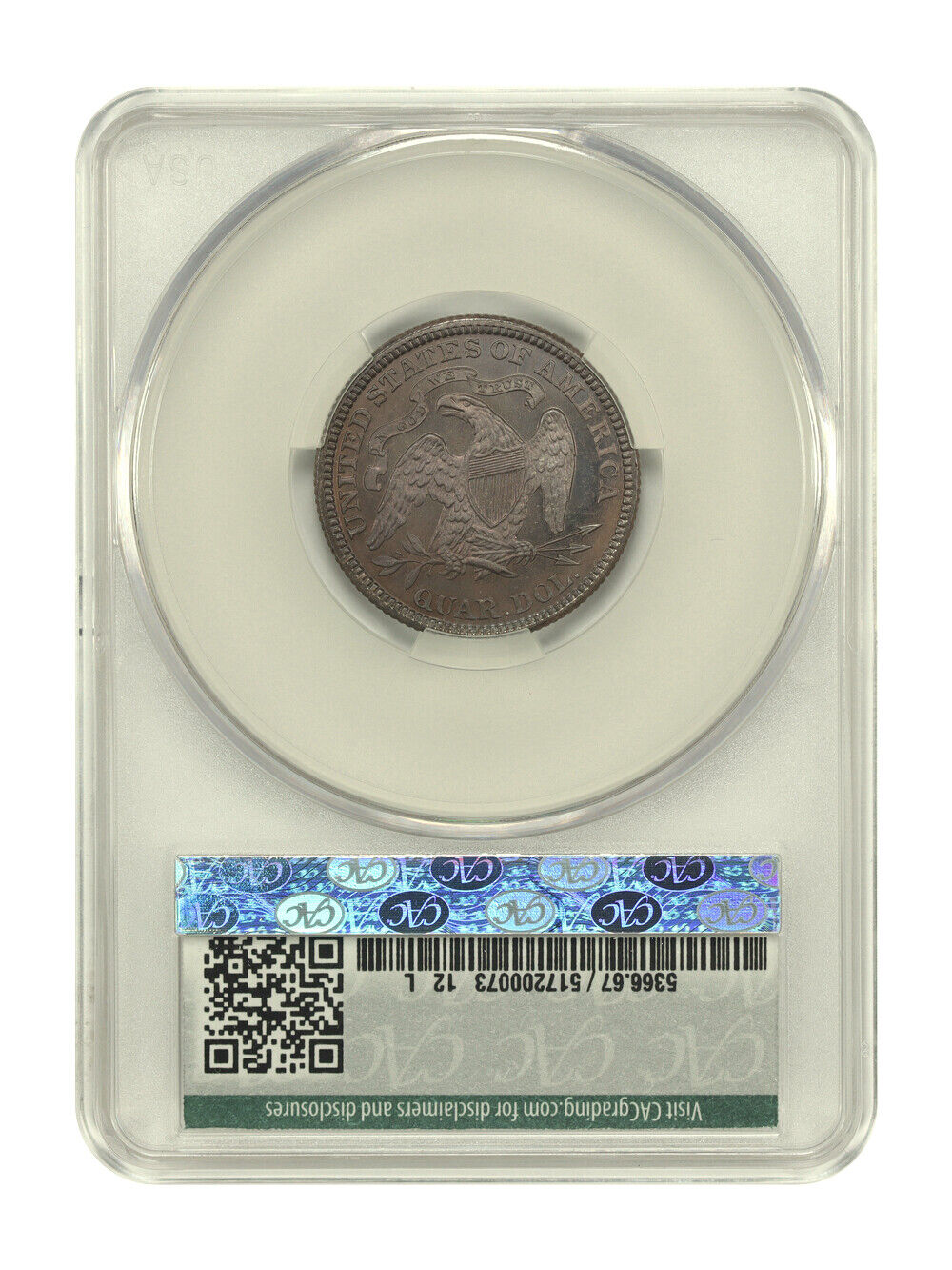 1885 25C CACG PR67 ex: D.L. Hansen - Liberty Seated Quarter