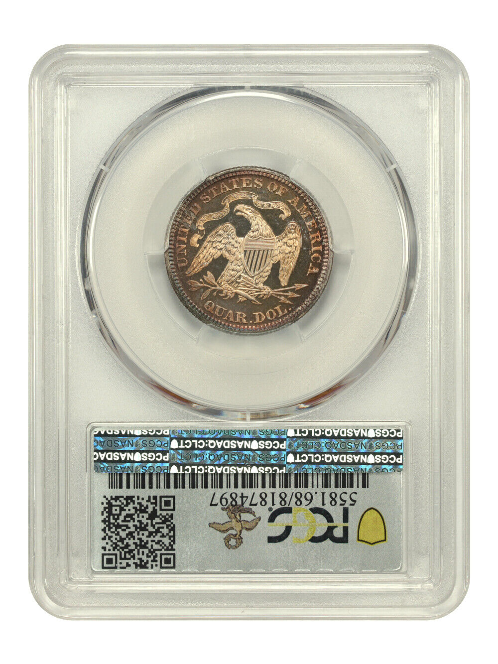 1880 25C PCGS PR68 ex: D.L. Hansen