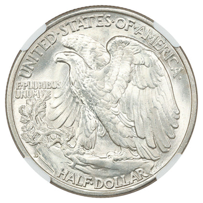 1936-D 50C NGC MS66 - Walking Liberty Half Dollar