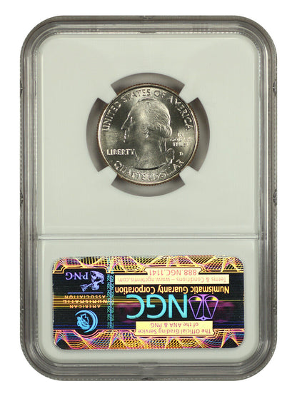 2013-D 25C Great Basin NP NGC MS68 - Type 1 - Clad