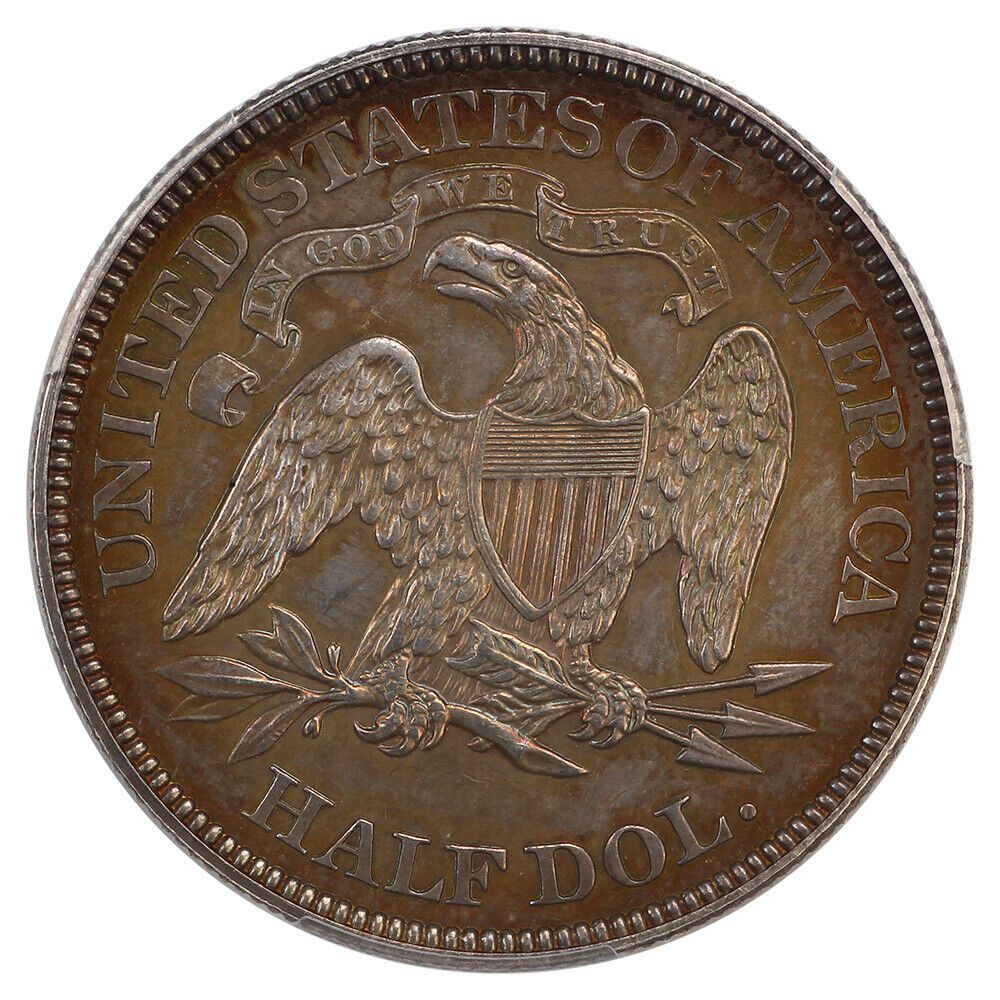 1869 50C PCGS PR64 - Liberty Seated Half Dollar