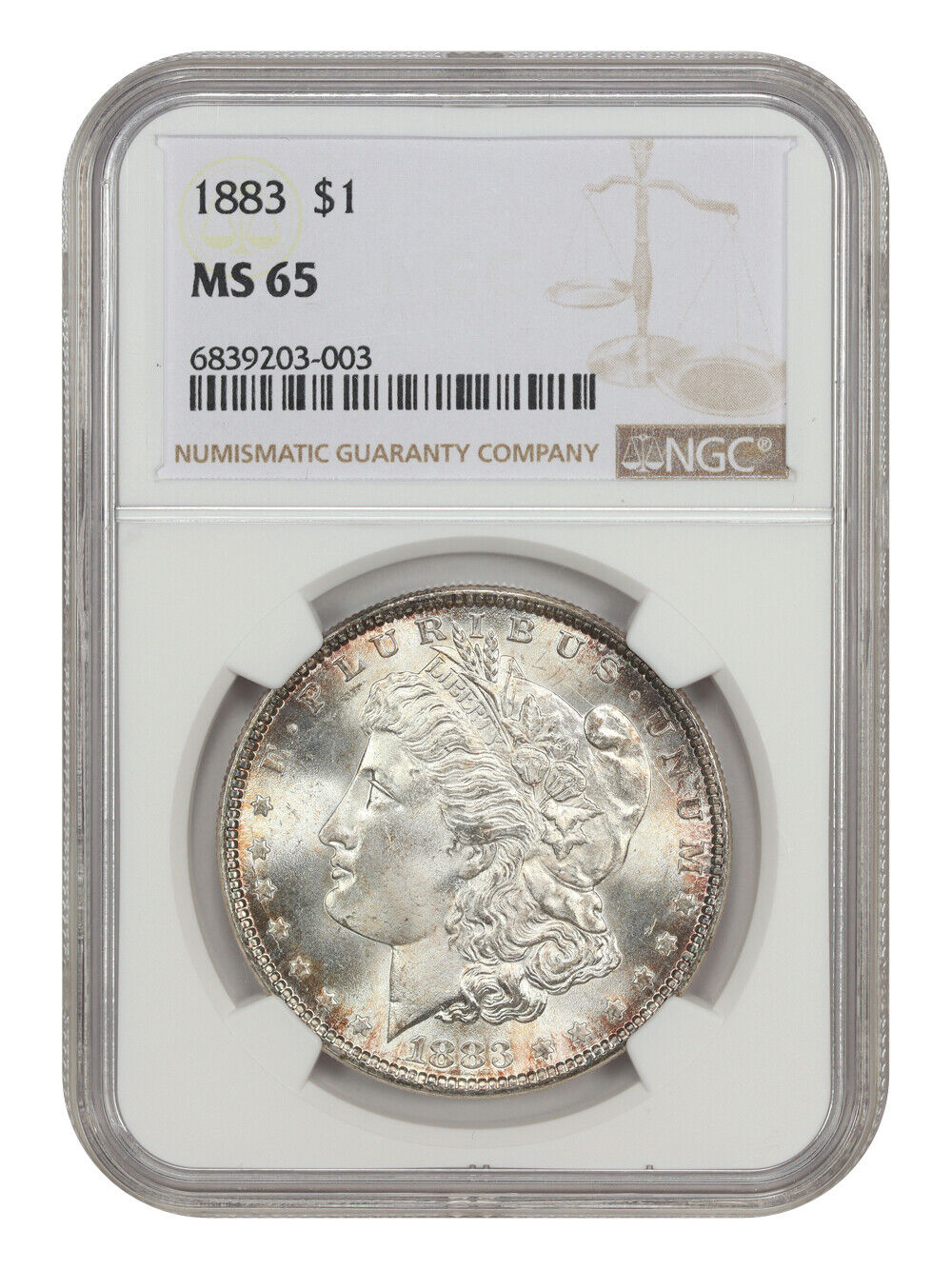 1883 $1 NGC MS65 - Morgan Dollar