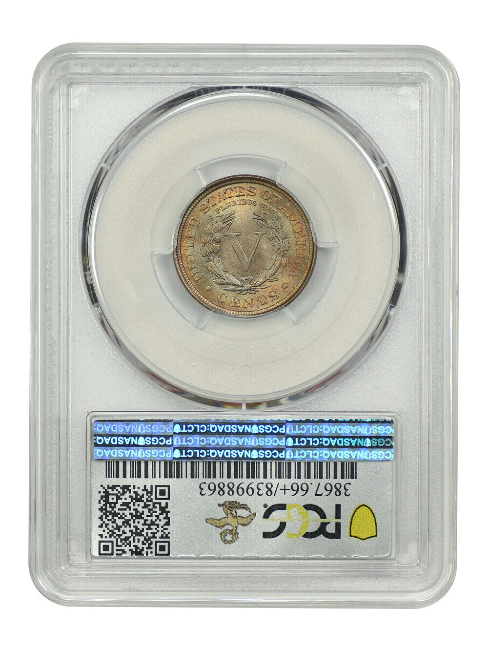 1906 5C PCGS MS66+ ex: D.L. Hansen