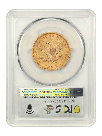 1867-S $10 PCGS XF45 ex: D.L. Hansen