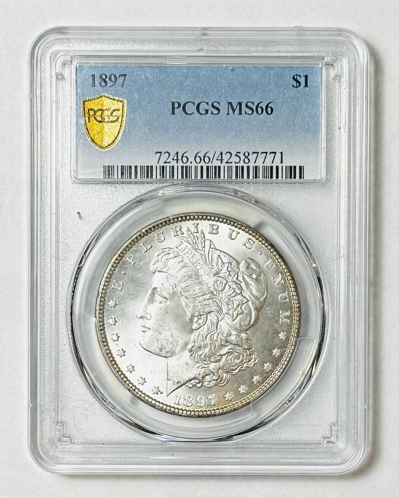 1897 P Morgan Silver Dollar PCGS MS-66