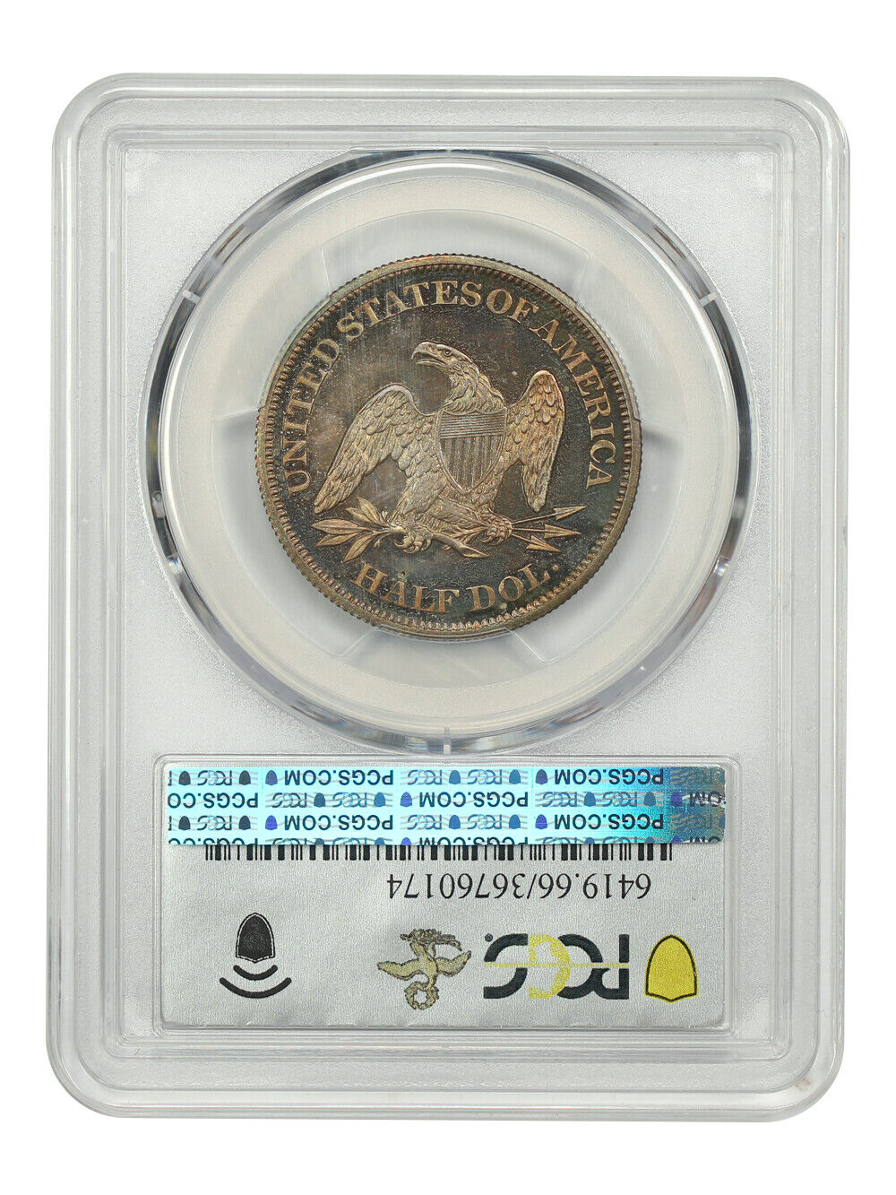 1865 50C PCGS PR66