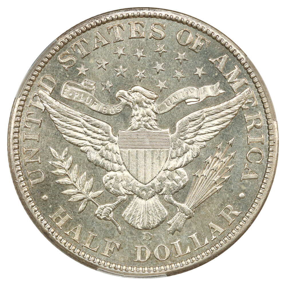 1912-D 50C CACG MS66 ex: D.L. Hansen - Barber Half Dollar - Flashy Luster