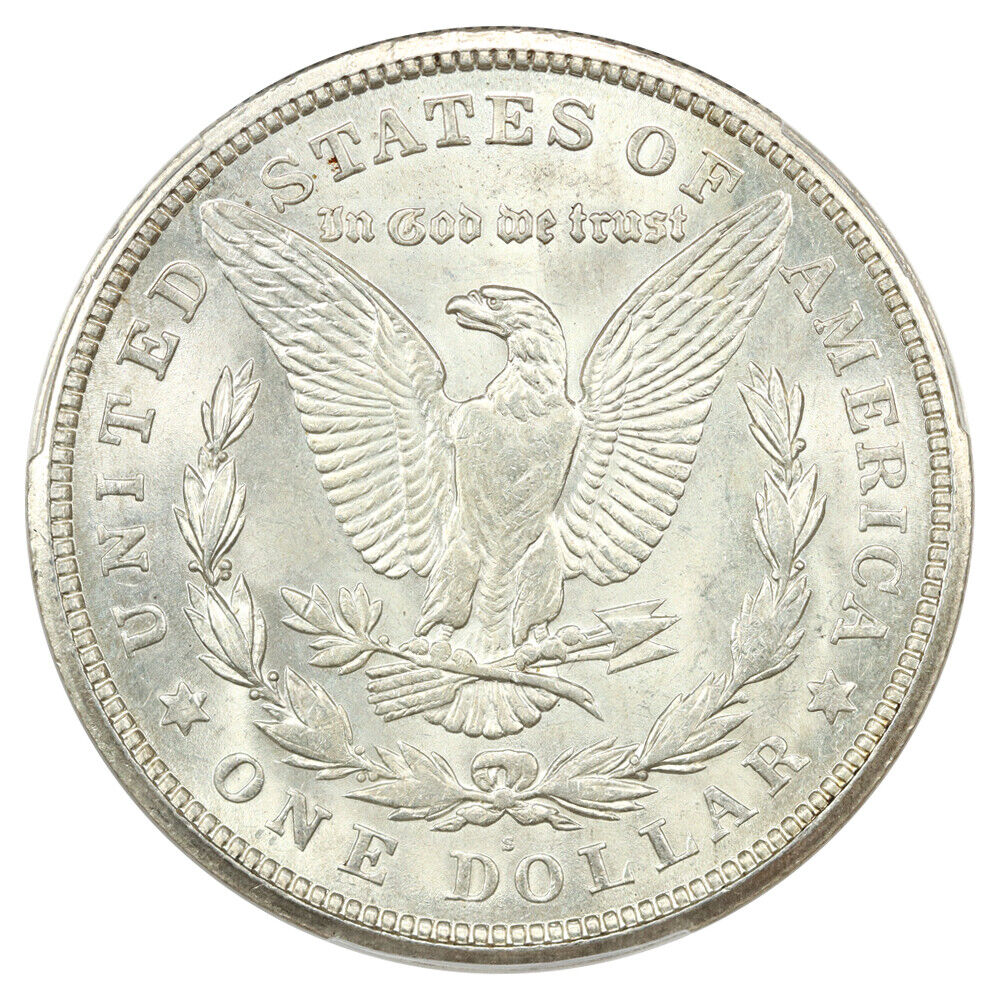 1921-S $1 PCGS MS63 - Morgan Dollar - Popular Final Year S-Mint Morgan