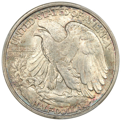 1934-D 50C PCGS MS65+ - Walking Liberty Half Dollar