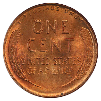 1952 1C NGC MS67RD - Lincoln Cent (Wheat Reverse)