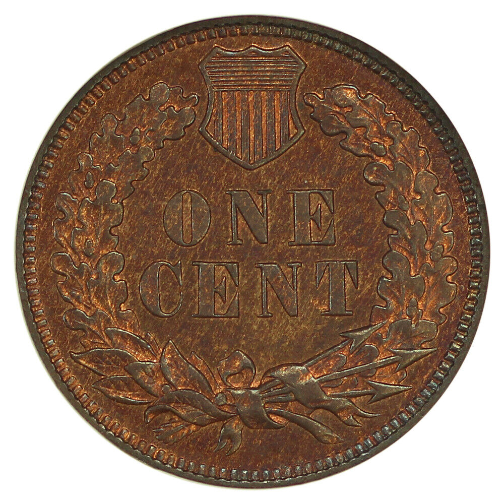 1876 1C NGC PR65RB - Indian Cent