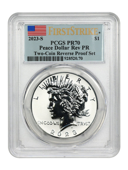 2023-S Reverse Proof Peace $1 PCGS PR70 (First Strike)