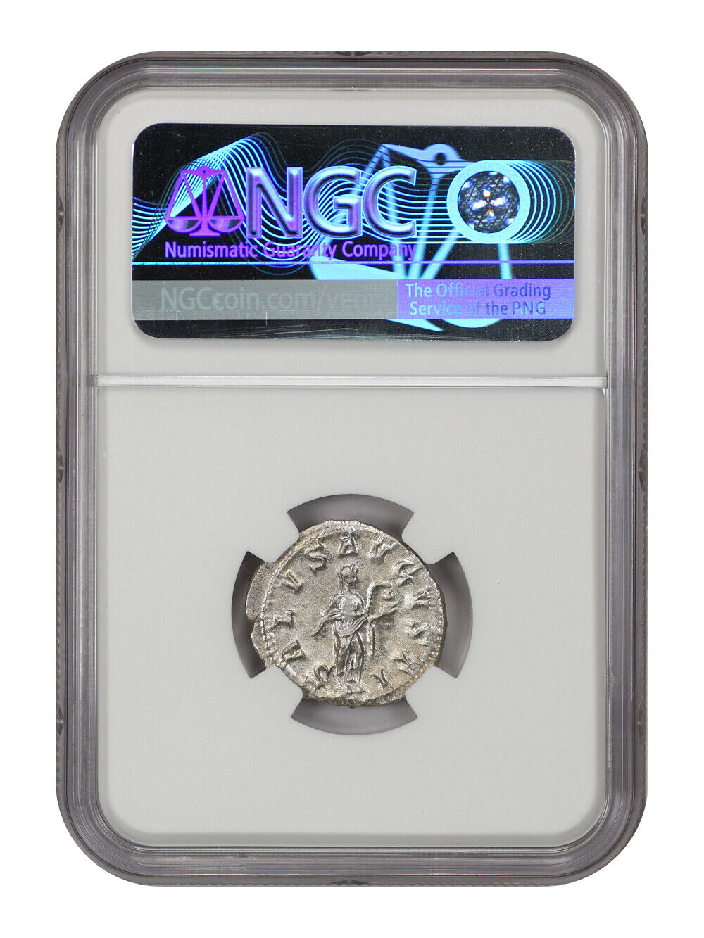 Ancient Roman: Gordian III (AD 238-244) AR Denarius NGC MS