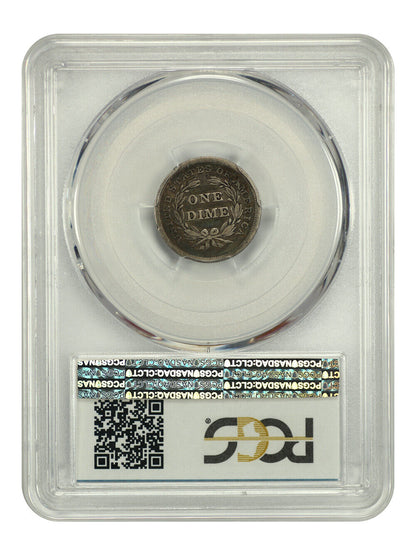 1837 10C PCGS VF20 (No Stars, Small Date) - Liberty Seated Dime