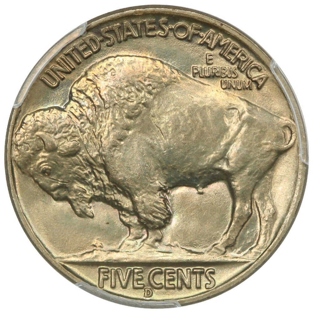 1938-D/S 5C Buffalo PCGS/CAC MS67+ - Buffalo Nickel - Popular Variety