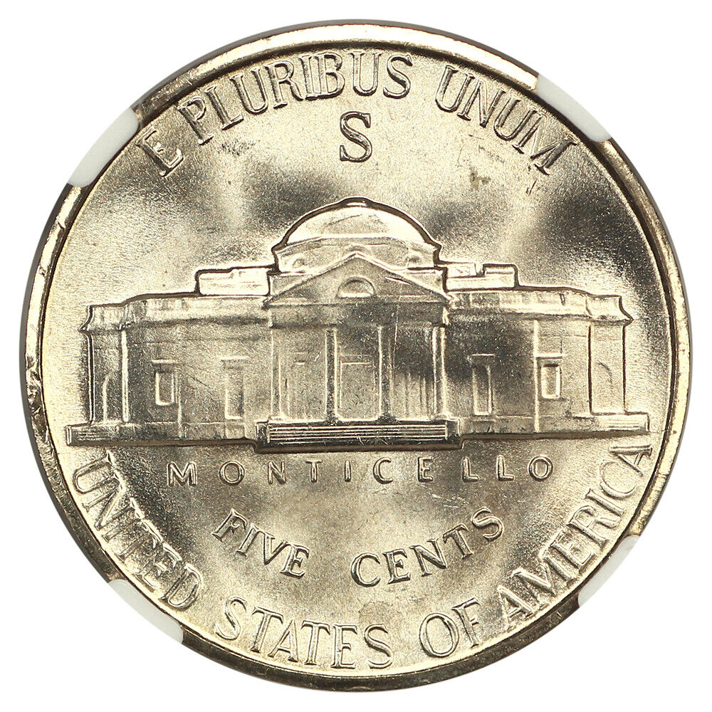 1943-S 5C NGC MS67FS - Jefferson Nickel