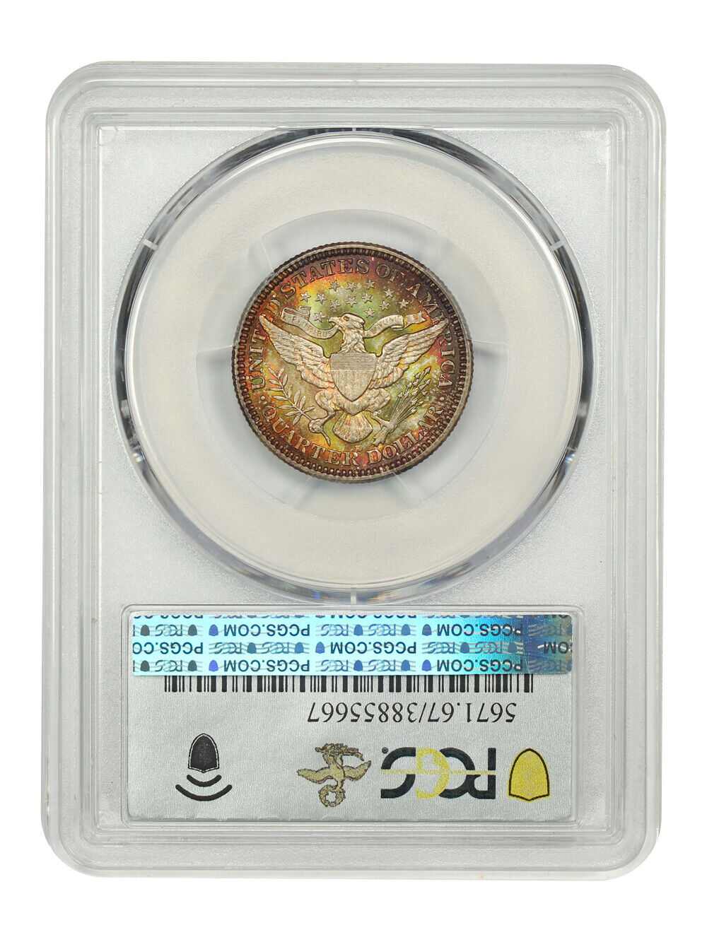 1915-D 25C PCGS MS67 ex: Pogue