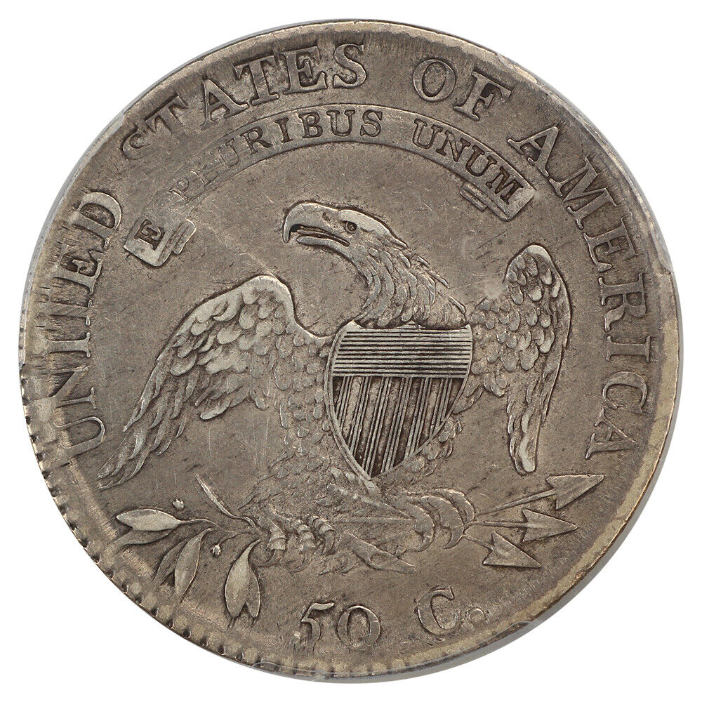 1814 50C PCGS XF40 (O-105a, Single Leaf) ex: D.L. Hansen