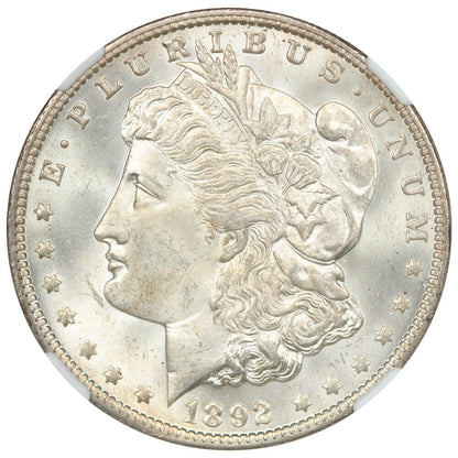 1892-O $1 NGC MS64 - Morgan Dollar