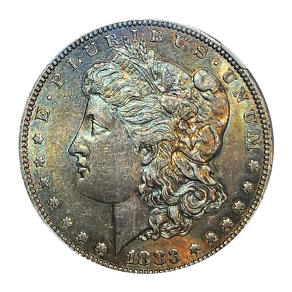 1883 S Morgan Silver Dollar NGC AU-58 - LOTS OF LUSTER +