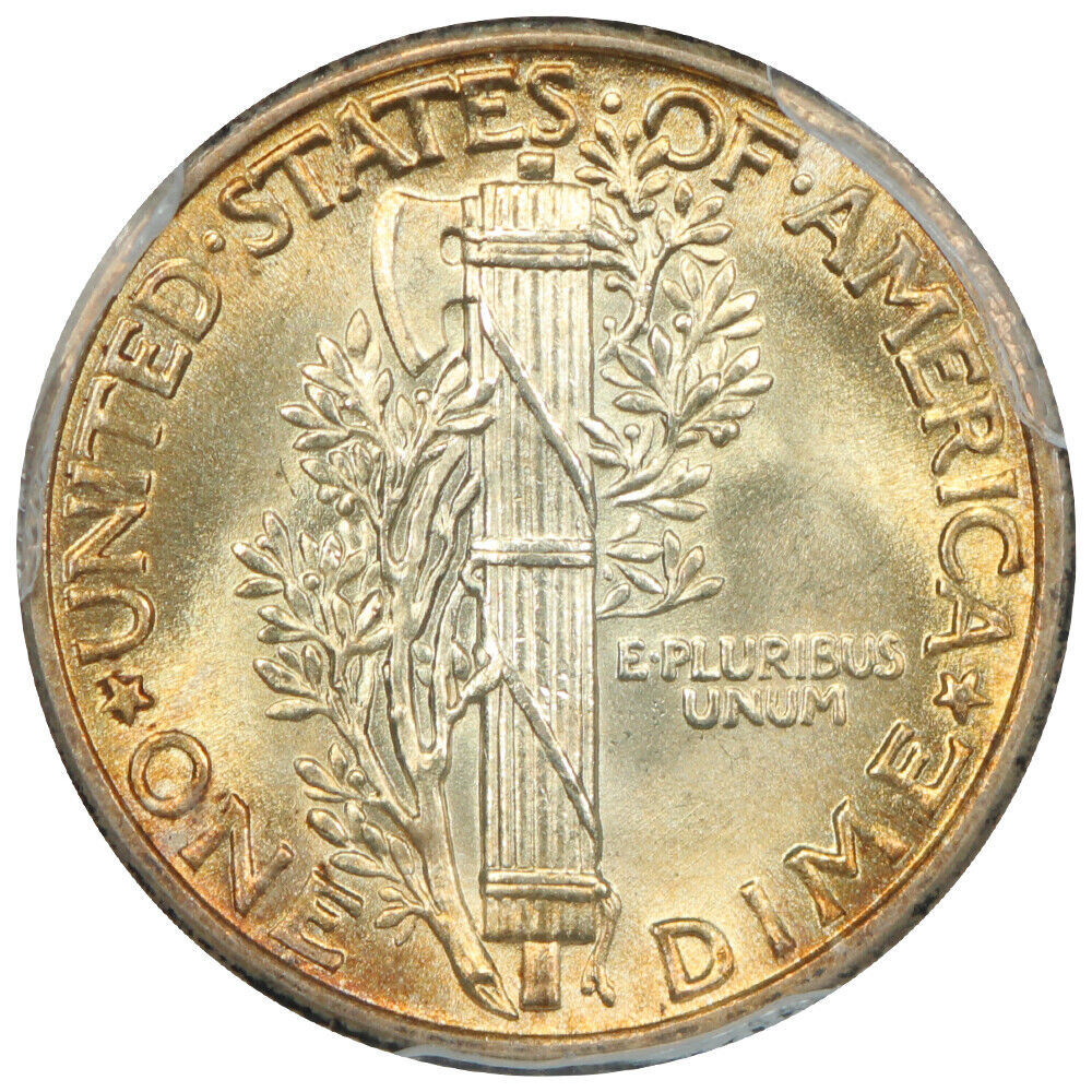 1931 10C PCGS MS67FB ex: D.L. Hansen