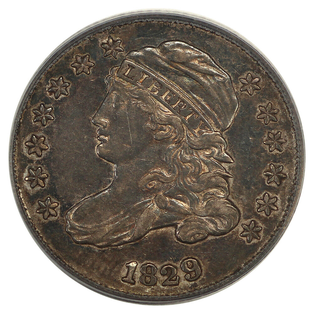 1829 10c PCGS XF45 (Small 10C) - Capped Bust Dime