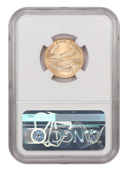 1998 $10 Gold Eagle NGC MS70