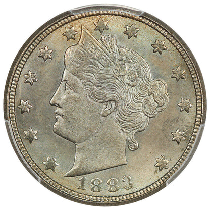 1883 5C PCGS/CAC MS65 (No CENTS)