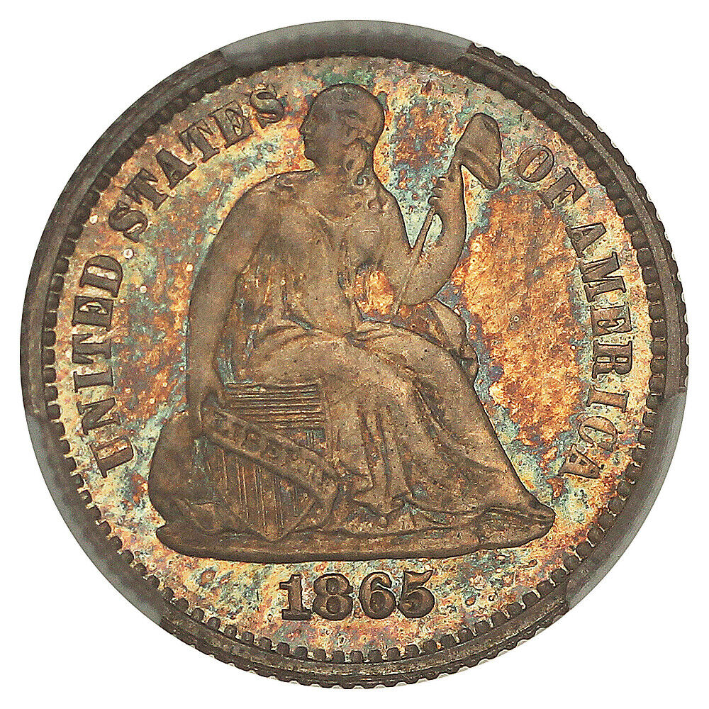 1865 H10C CACG PR66CAM ex: D.L. Hansen - Liberty Seated Half Dime