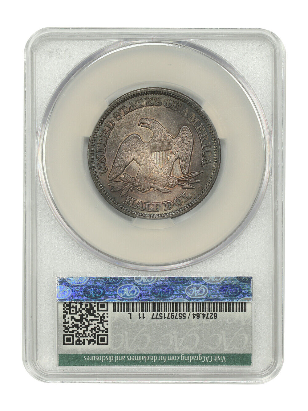 1856 50C CACG MS64 ex: D.L. Hansen - Liberty Seated Half Dollar