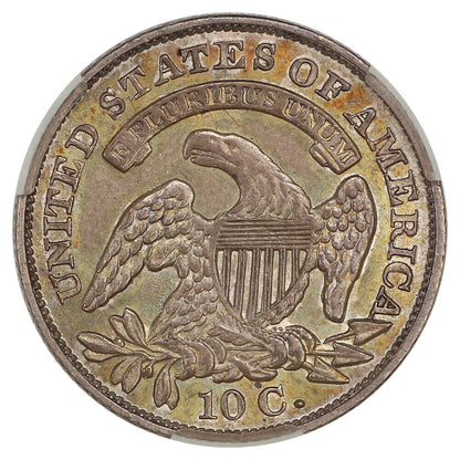 1829 10C CACG MS63 (Medium 10C) ex: D.L. Hansen - Capped Bust Dime