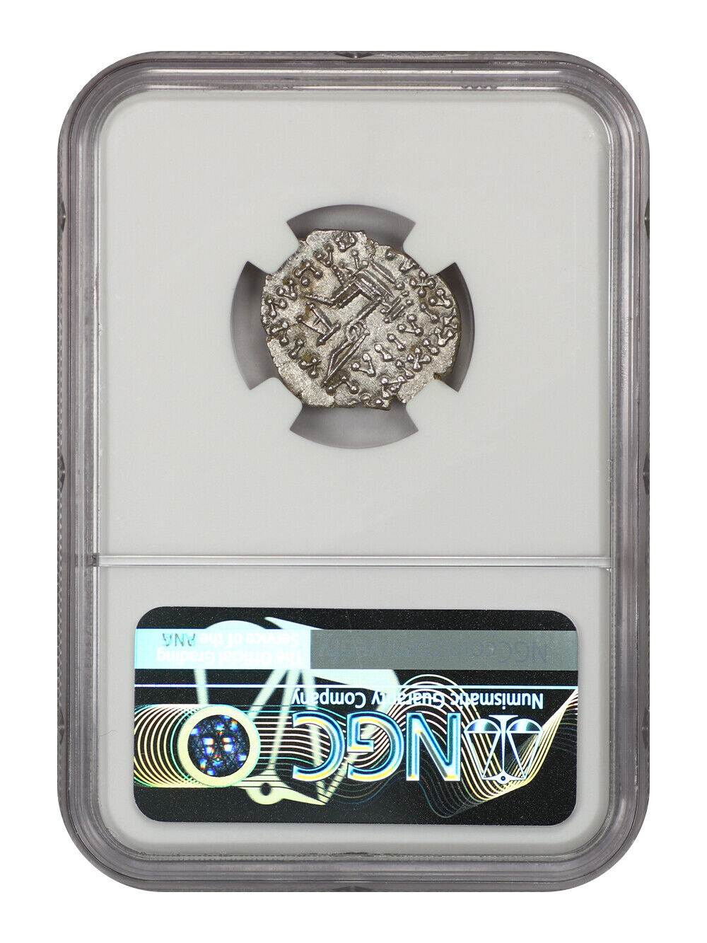 Ancient Roman: Vologases VI (cAD 207-222) AR Drachm NGC MS (Parthian)