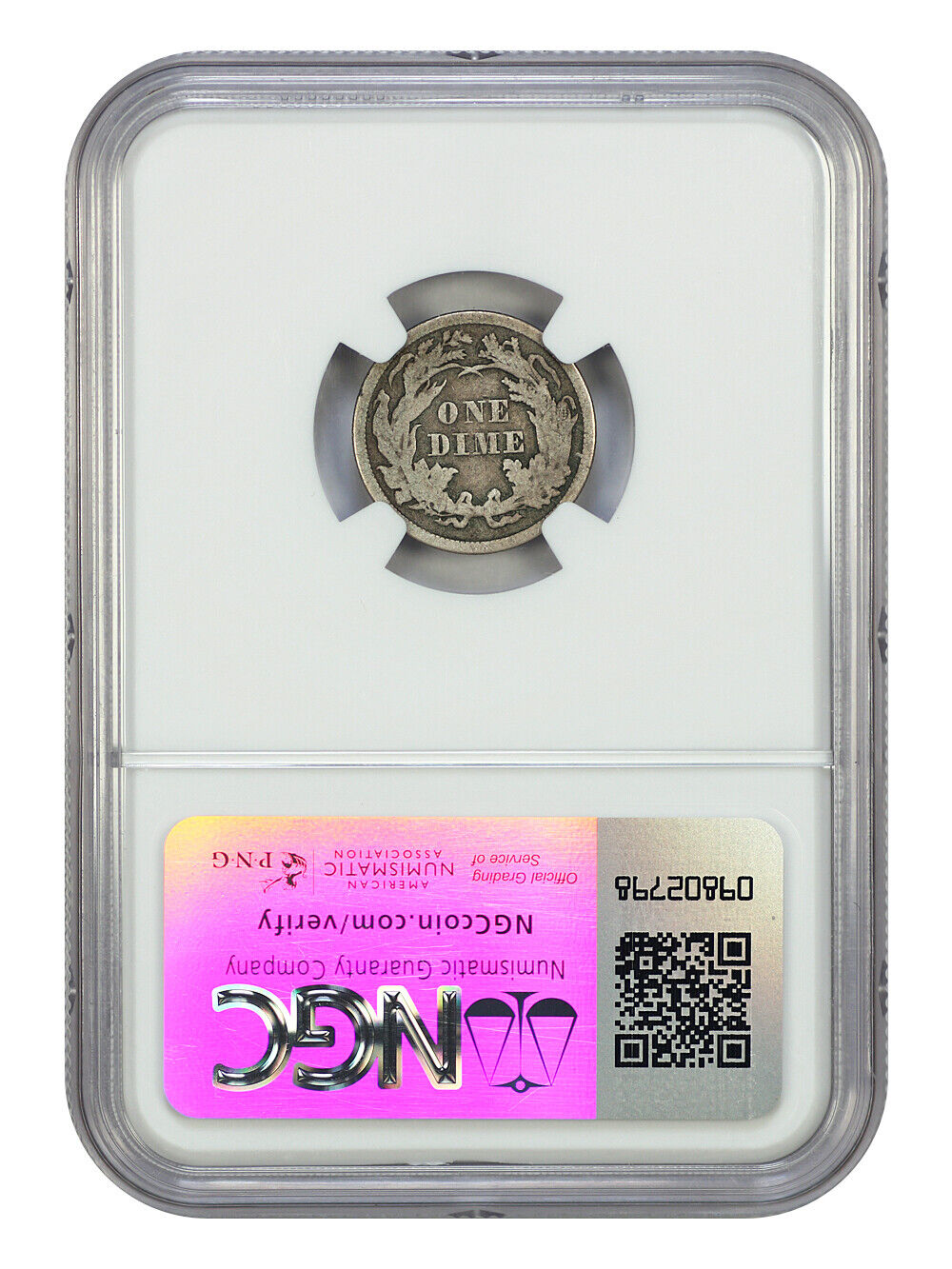 1865-S 10C NGC Fine 15 - Liberty Seated Dime