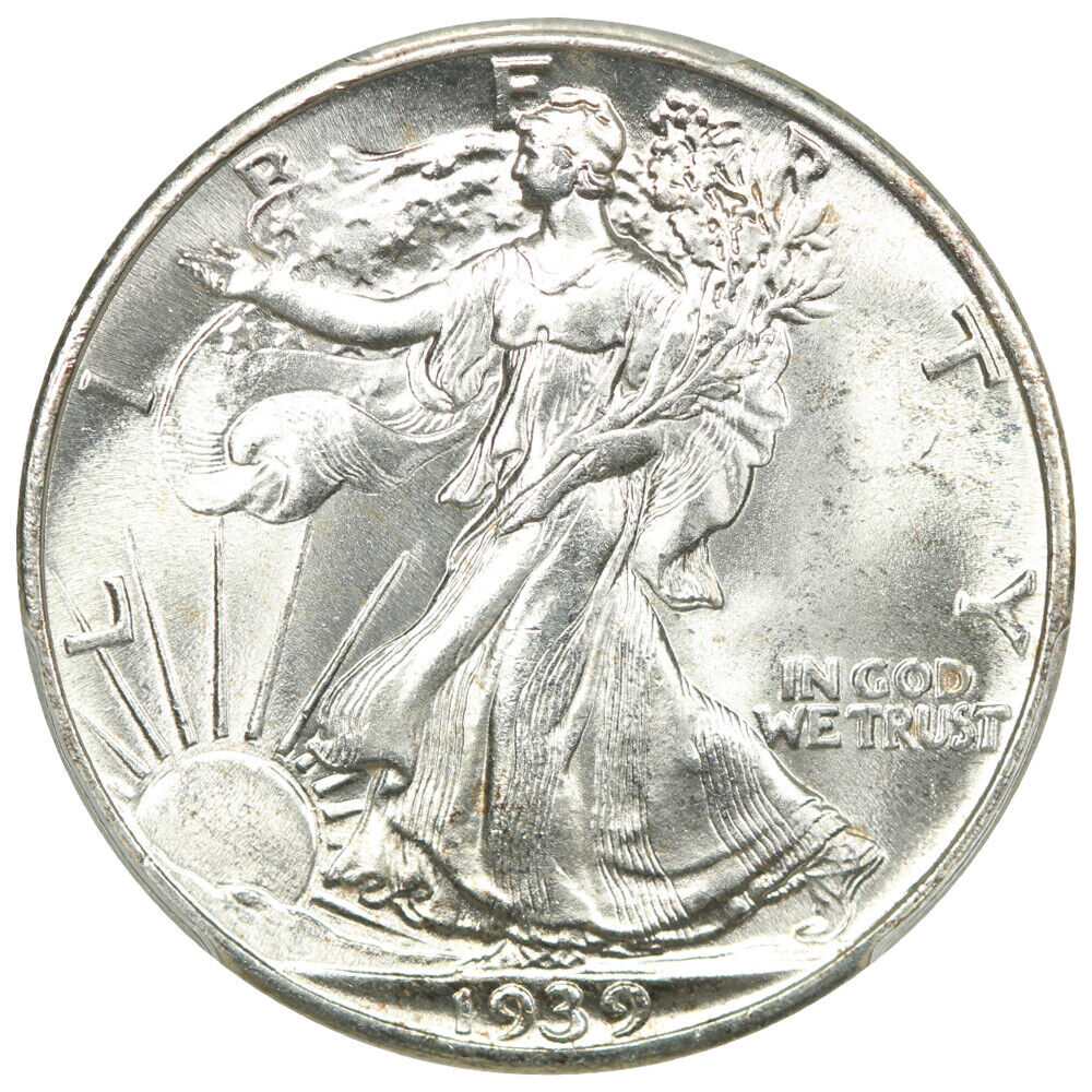 1939 50C PCGS MS66 - Walking Liberty Half Dollar