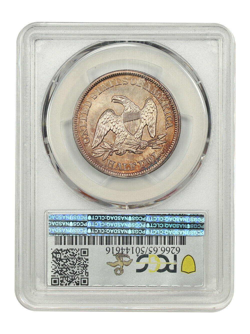 1851 50C PCGS MS65 ex: D.L. Hansen